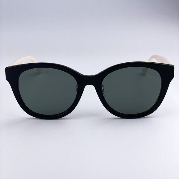 NEW GUCCI LOGO GG1002SK 004 Black White Gray Round Women Sunglasses main image 11